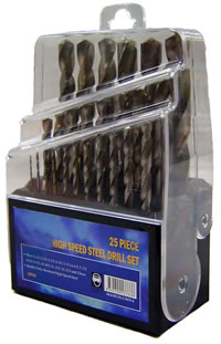 Drill Bit Set 25pce $42.50